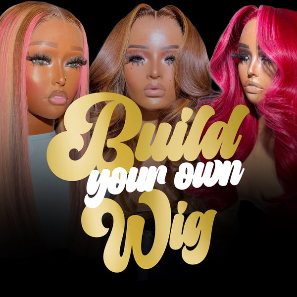 Build your very own custom wig please note you do have to add bundles closures frontals to cart before checking out